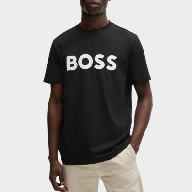 T-shirt Hugo Boss 50481923-001 Μαυρο