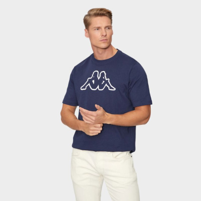 T-shirt Kappa 303HZ70-193 Μπλε Σκούρο