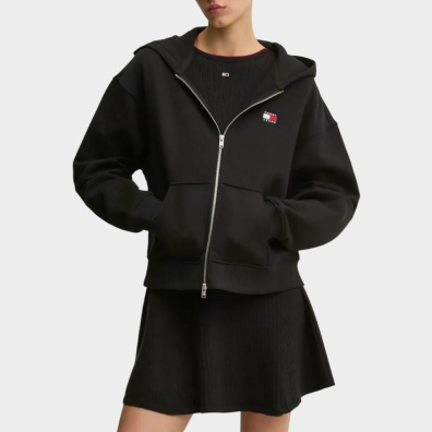 Ζακέτα Tommy Hilfiger DW0DW19412_BDS Μαύρο