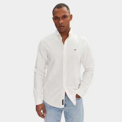 Πουκάμισο Tommy Hilfiger DM0DM21298-YBL Λευκό