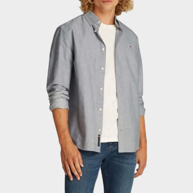 Πουκάμισο Tommy Hilfiger DM0DM21298_C1G Γκρι