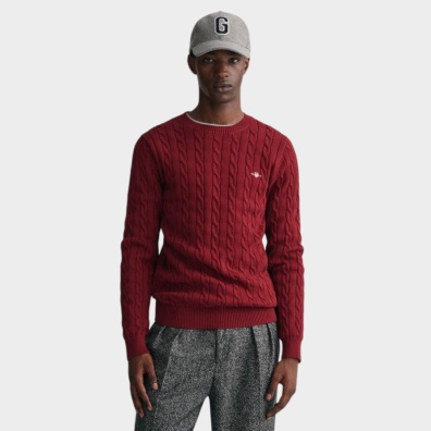 Πουλόβερ Gant 8050601-604 Κόκκινο