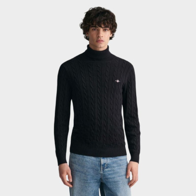 Πουλόβερ Gant 8050607-005 Μαύρο