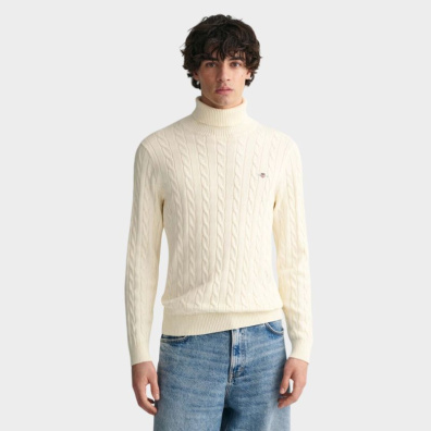 Πουλόβερ Gant 8050607-130 Κρεμ