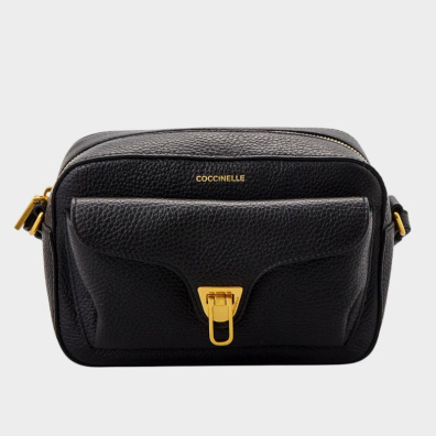 Τσάντα Coccinelle E1-MF6-15-02-01_NERO_001 Μαύρο