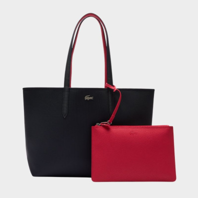 Τσάντα Ώμου Διπλής Ώψεως Lacoste NF2142AA-Q19 Μπλε/Φουξ