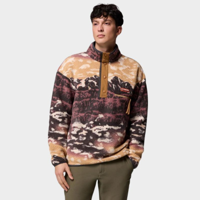 Φούτερ Columbia Helvetia™ II Printed Half Snap Fleece 2098461-225 Καφέ