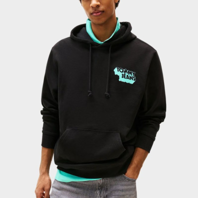 Φούτερ Tommy Hilfiger DM0DM21625-BDS Μαύρο