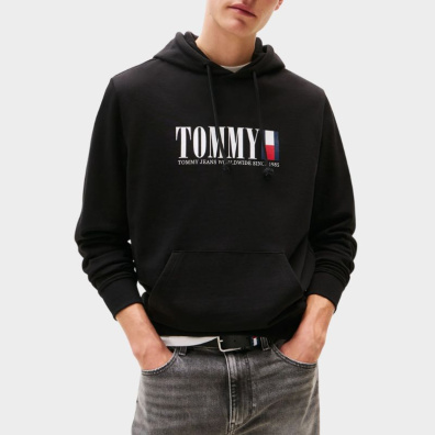 Φούτερ Tommy Hilfiger DM0DM22144-BDS Μαύρο