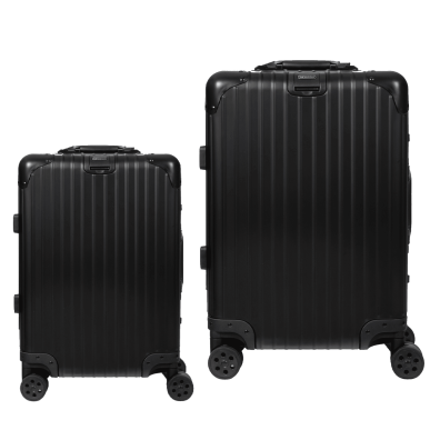 Σετ Βαλίτσες Αλουμινίου Καμπίνας & Μεγάλη Newcom N1526 μαύρο