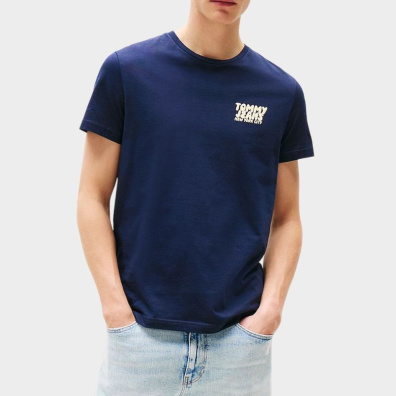 T-shirt Tommy Hilfiger DM0DM21863_C1G Μπλε