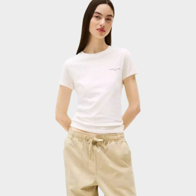 T-shirt Tommy Hilfiger DW0DW21164-YBH Λευκό