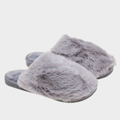 Γουνινη Παντοφλα My Choice XL-8021 Γκρι