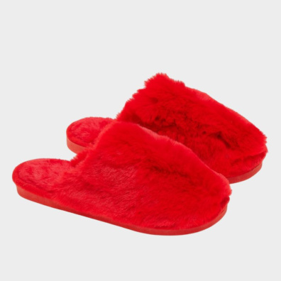 Γουνινη Παντοφλα My Choice XL-8021 Κόκκινο