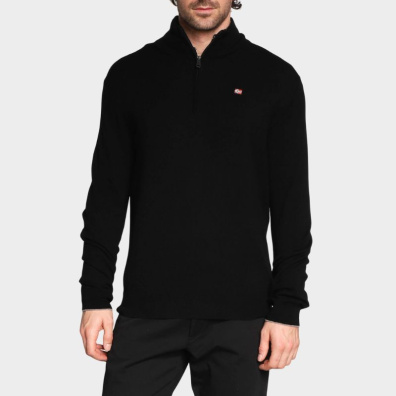 Μπλούζα Napapijri NP0A4GJS_041 Μαύρο