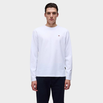 Μπλούζα Napapijri NP0A4HN7-002 Λευκό