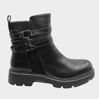 Μποτάκια Biker Μy Choice HL-02 Μαύρο