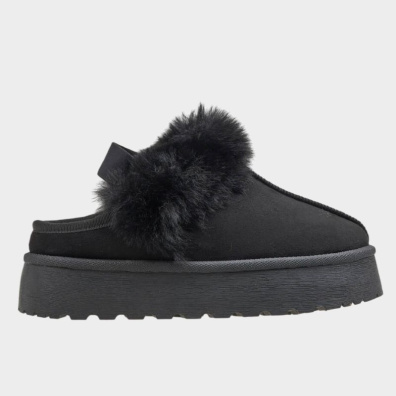 Παντοφλες Verde Microfiber 28-0004124 Μαυρο