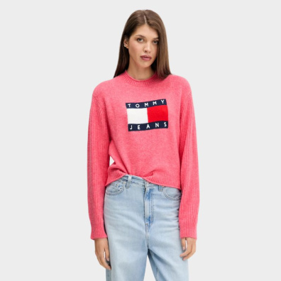 Πουλόβερ Tommy Hilfiger DW0DW21782_T09 Ροζ