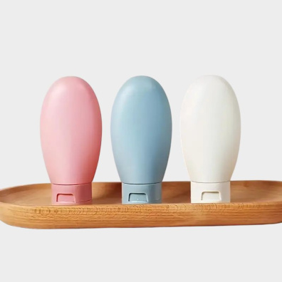 Σετ 3 Μπουκαλάκια Σιλικόνης Ταξιδίου 60ml My Choice 1018743 Πολύχρωμο