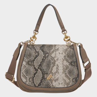 Τσαντα Χιαστι Verde 16-0008178 Animal Print Πουρου