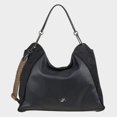 Τσαντα Ωμου Verde 16-0008053 Μαυρο