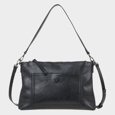 Τσαντα Ωμου Verde 16-0008062 Μαυρο