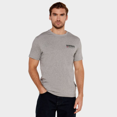 T-Shirt Napapijri NP0A4HQQ_160 Γκρι