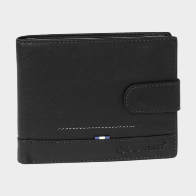 Δερμάτινο Πορτοφόλι με RFID Diplomat MN112 Μαύρο