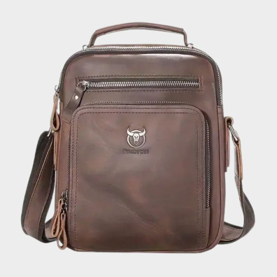 Δερμάτινο Τσαντάκι Χιαστί Bull Captain 1019008 Καφέ