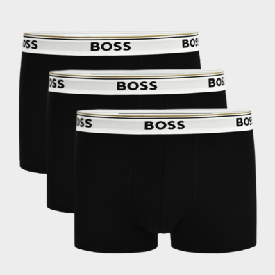 Μποξεράκια Boss 50475274TRUNK3PPOWER_NE994 Μαύρο