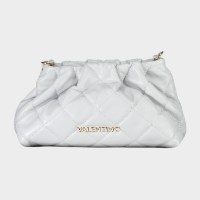 Τσάντα Ώμου Valentino VBS3KK41-OCARINA_GRIGIO_PERLA Άσπρο