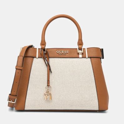 Τσάντα Guess Jeans AG963306_NATCOG Καφέ