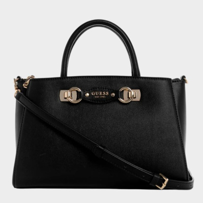 Τσάντα Guess Jeans BG801506_BLACK Μαύρο