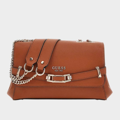 Τσάντα Guess Jeans BG952721_MACOGNAC Καφέ