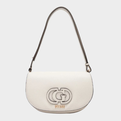 Τσάντα Guess Jeans BG953621_BIOFFWHI Λευκό