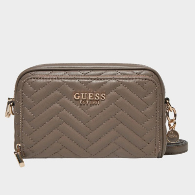 Τσάντα Guess Jeans QG950814_MADKTAUP Καφέ