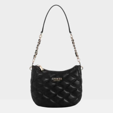 Τσάντα Guess Jeans QG963217_NEBLACK Μαύρο