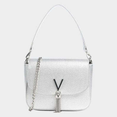 Τσάντα Valentino VBS1R404G Ασημί