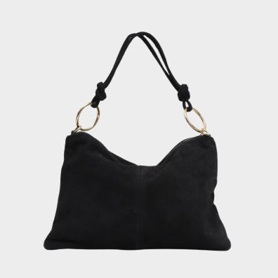 Δερμάτινη Σουέτ Τσάντα Ώμου My Choice 11470 Μαύρο