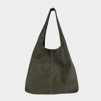 Δερμάτινη Σουέτ Hobo Τσάντα Ώμου My Choice 165G Χακί