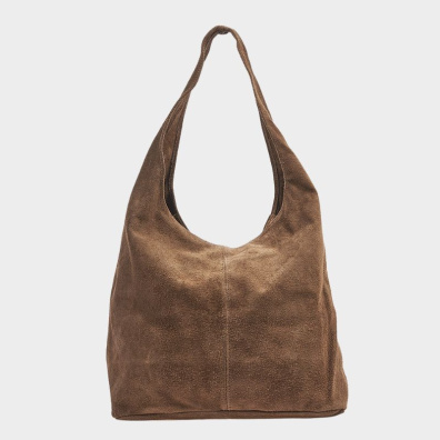 Δερμάτινη Σουέτ Hobo Τσάντα Ώμου My Choice 165G Taupe