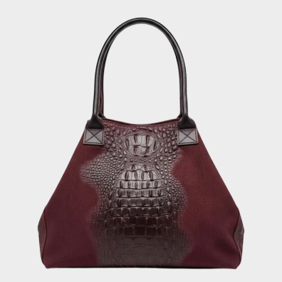 Δερμάτινη Τσάντα Ώμου Croco Lola 1019193 LO-AR-BOC Μπροντό