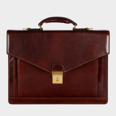 Δερμάτινος Χαρτοφύλακας Time Resistance The Magus 5192701 Καφέ