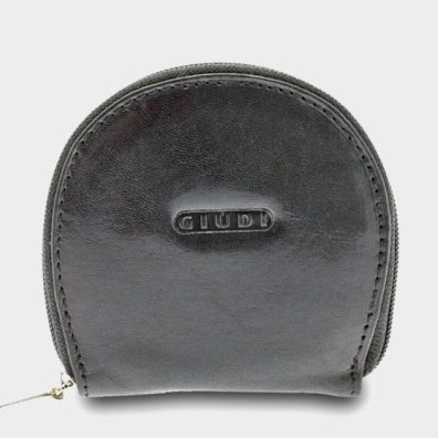 Δερμάτινο Πορτοφόλι Κερμάτων Guidi 6478 Μαύρο