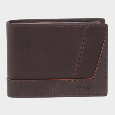 Δερμάτινο Πορτοφόλι με RFID Lavor 1-6170 καφέ