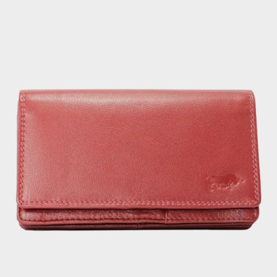 Δερμάτινο Πορτοφόλι Arrigo 01C-301R Σκούρο Κόκκινο