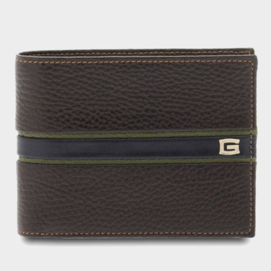 Δερμάτινο πορτοφόλι Guidi 7573 870/gp/ae/col Καφε