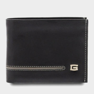 Δερμάτινο Πορτοφόλι Guidi Newcastle 7002 892/gd/col Μαυρο/Γκρι