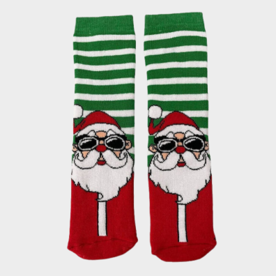 Κάλτσες Χριστουγεννιάτικες Άγιος Βασίλης My Choice Ζεύγος 2027-8 Πολύχρωμες